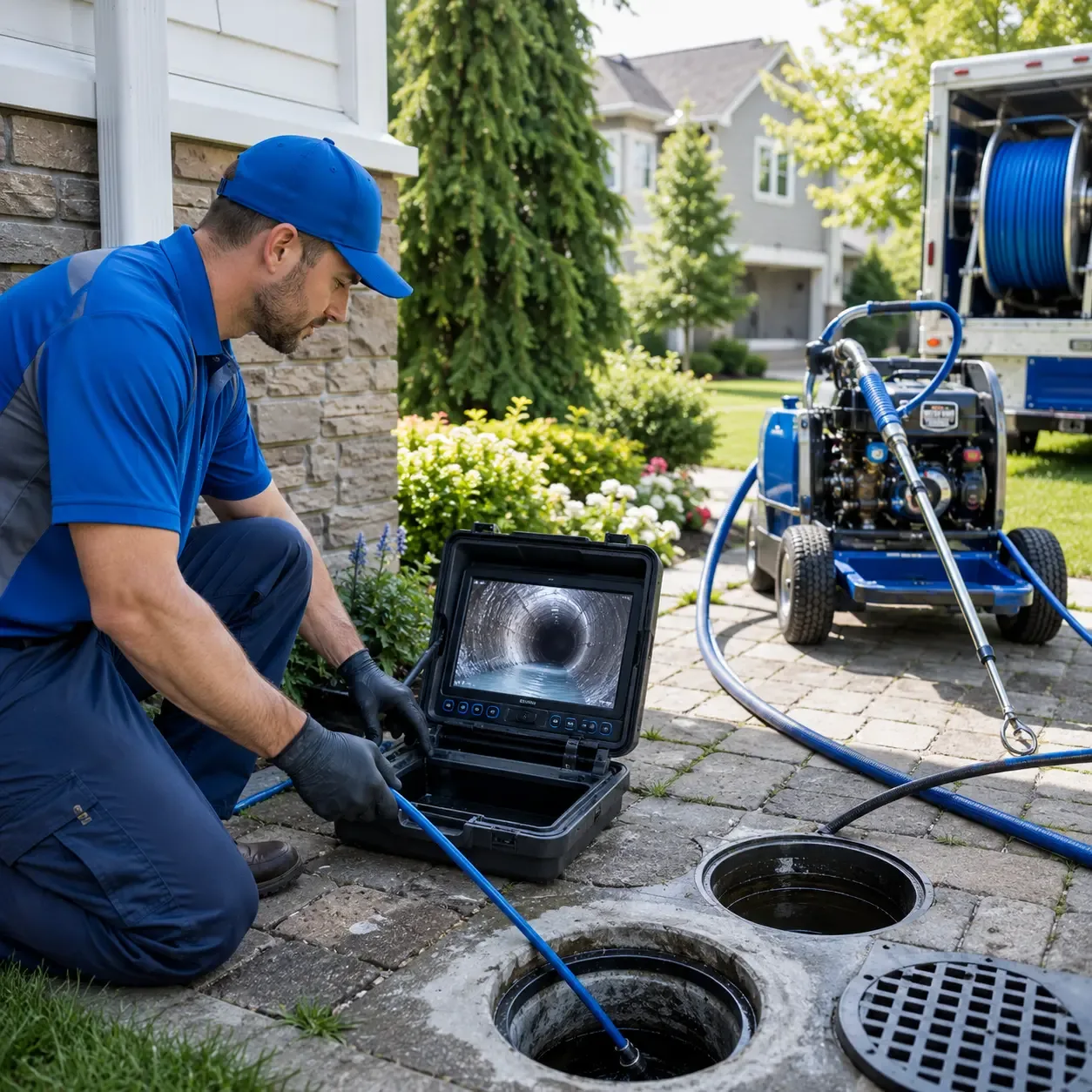Outdoor drain cleaning professionals serving Cana, VA